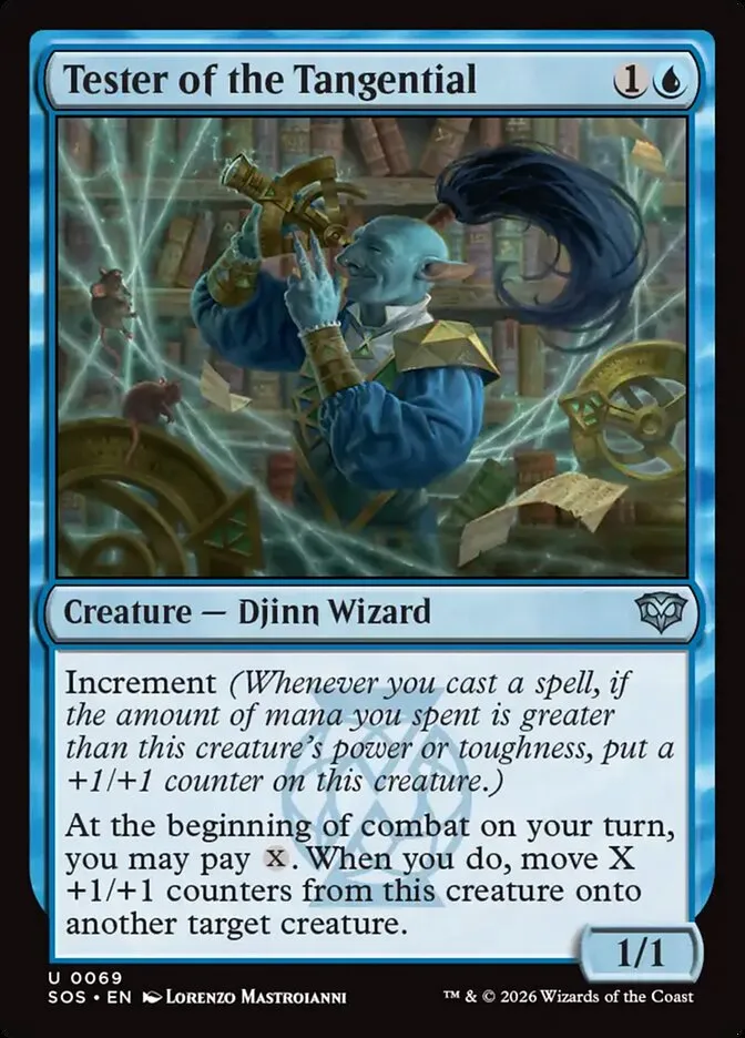 2026 Secrets of Strixhaven Tester of the Tangential uncommon #69 uncommon card image