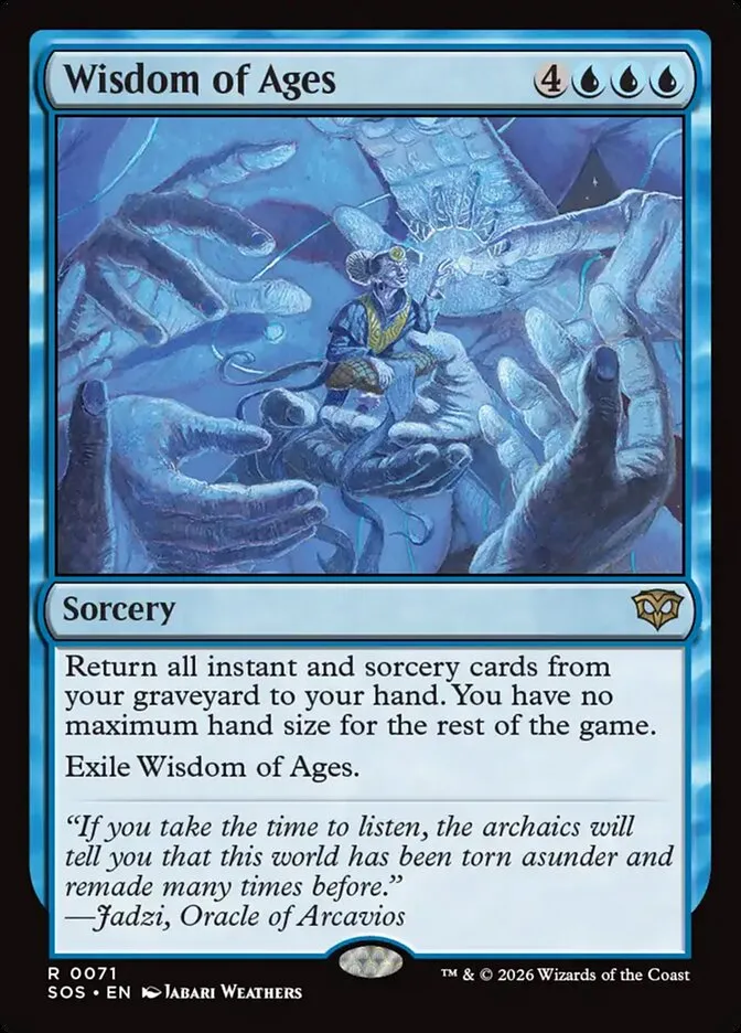 2026 Secrets of Strixhaven Wisdom of Ages rare #71 rare card image