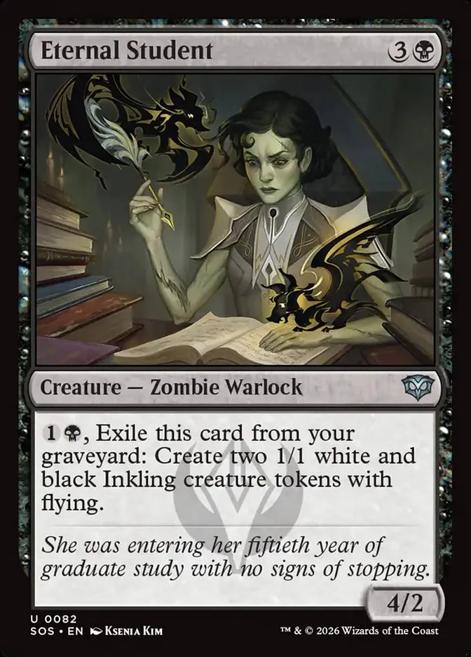 2026 Secrets of Strixhaven Eternal Student #82 uncommon card image