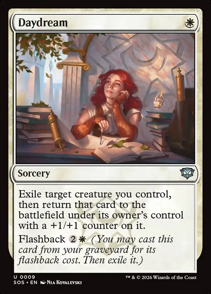 2026 Secrets of Strixhaven Daydream uncommon #9 uncommon card image