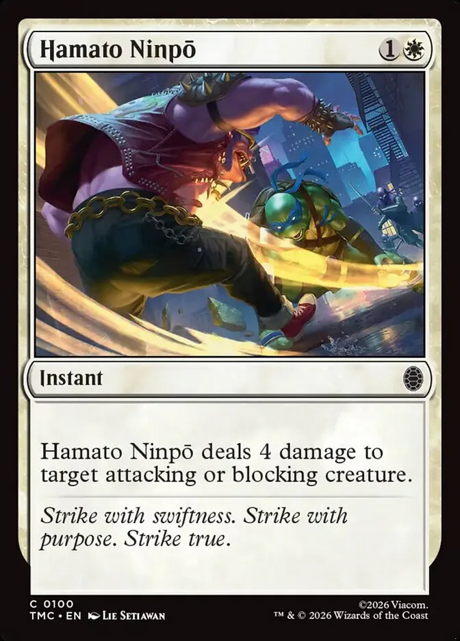 2026 Teenage Mutant Ninja Turtles Eternal Hamato Ninpō #100 common card image