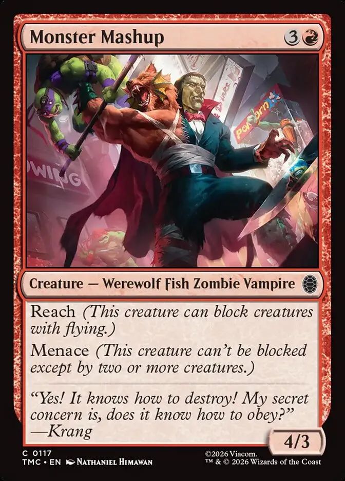 2026 Teenage Mutant Ninja Turtles Eternal Monster Mashup #117 common card image