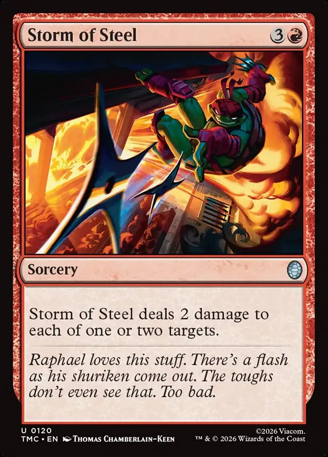 2026 Teenage Mutant Ninja Turtles Eternal Storm of Steel #120 uncommon card image