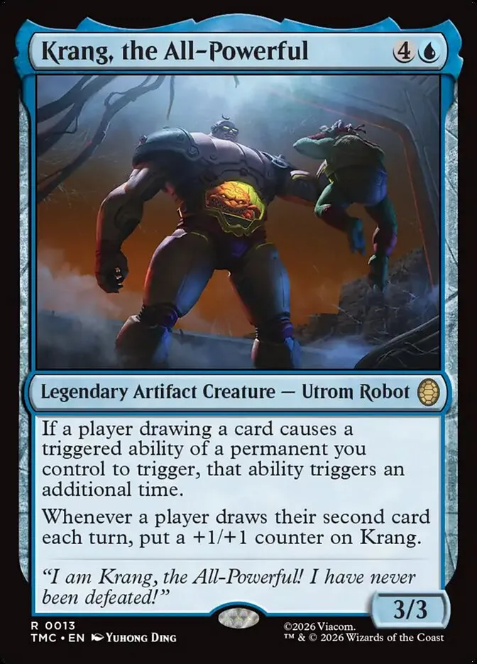 2026 Teenage Mutant Ninja Turtles Eternal Krang, the All-Powerful #13 rare card image