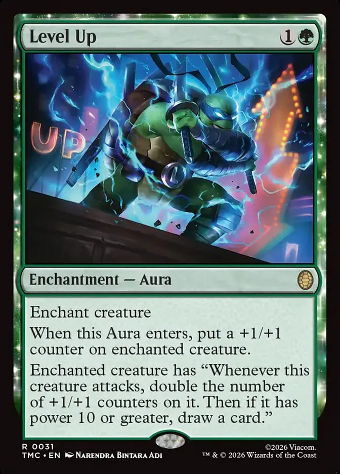 2026 Teenage Mutant Ninja Turtles Eternal Level Up #31 rare card image