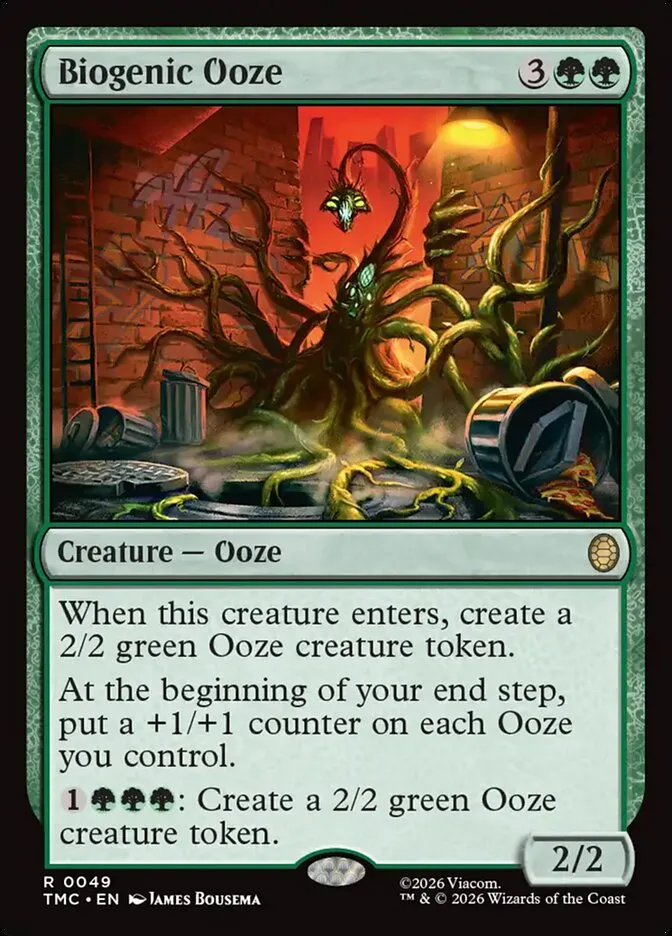 2026 Teenage Mutant Ninja Turtles Eternal Biogenic Ooze #49 rare card image