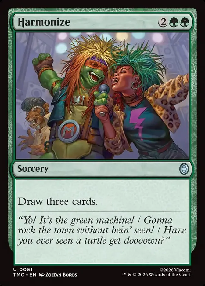 2026 Teenage Mutant Ninja Turtles Eternal Harmonize #51 uncommon card image