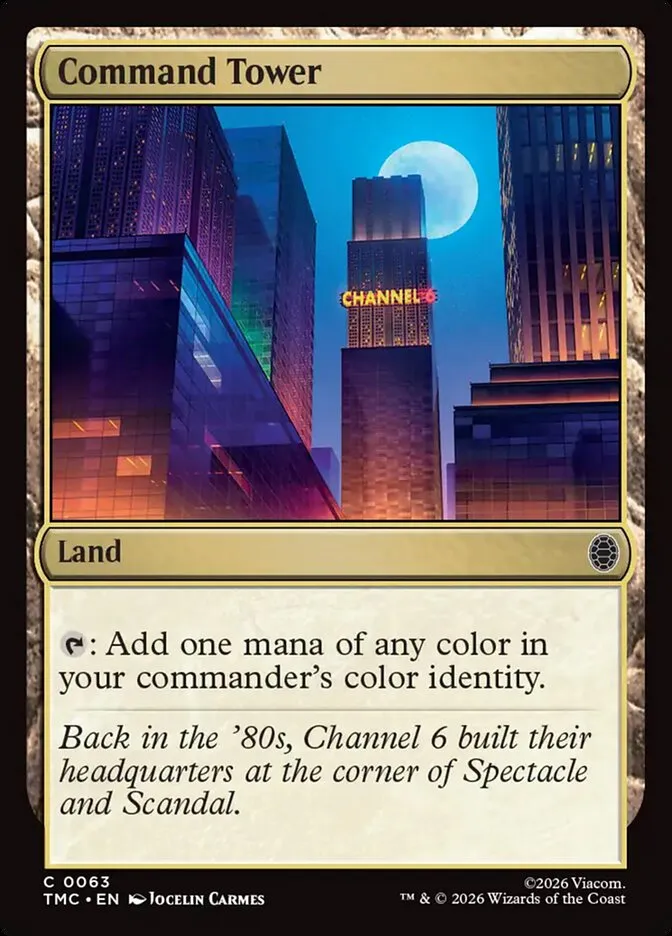 2026 Teenage Mutant Ninja Turtles Eternal Command Tower #63 common card image