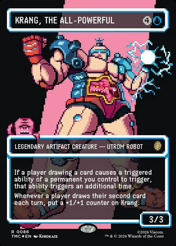 2026 Teenage Mutant Ninja Turtles Eternal Krang, the All-Powerful #86 rare card image