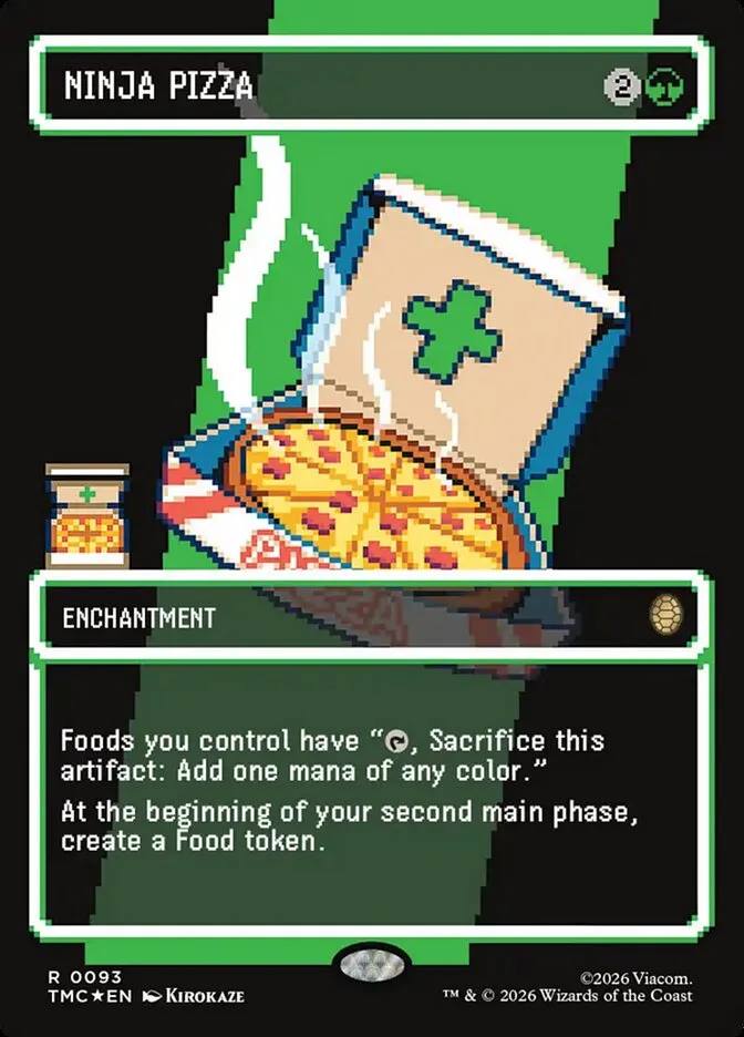 2026 Teenage Mutant Ninja Turtles Eternal Ninja Pizza #93 rare card image