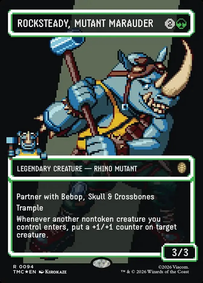 2026 Teenage Mutant Ninja Turtles Eternal Rocksteady, Mutant Marauder #94 rare card image