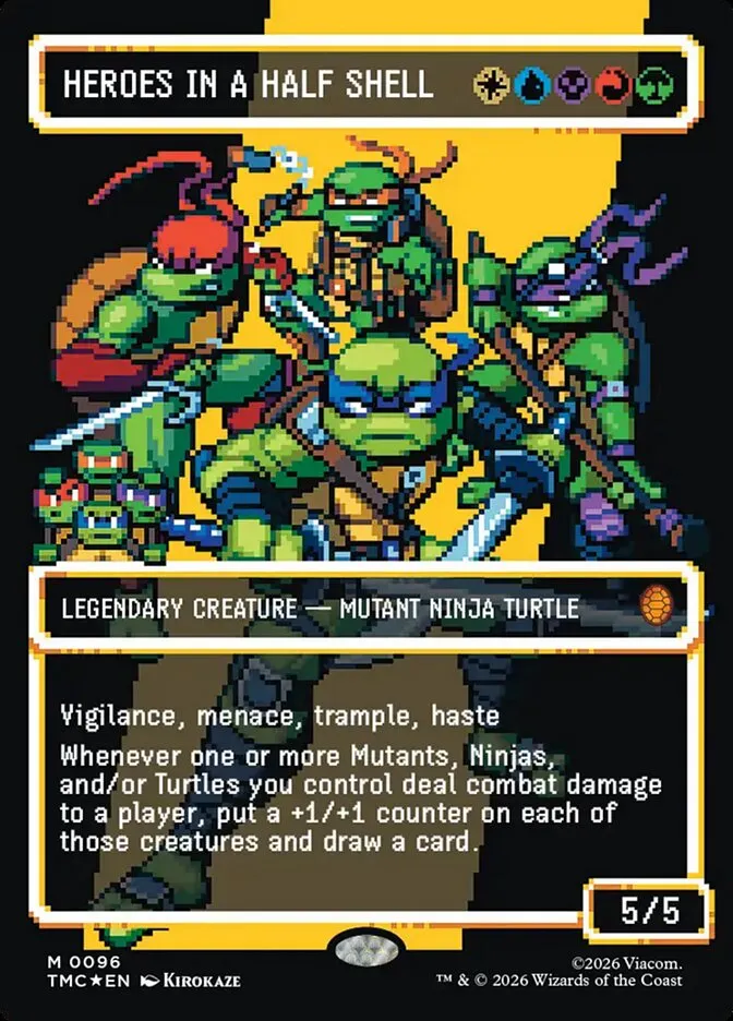 2026 Teenage Mutant Ninja Turtles Eternal Heroes in a Half Shell #96 mythic card image