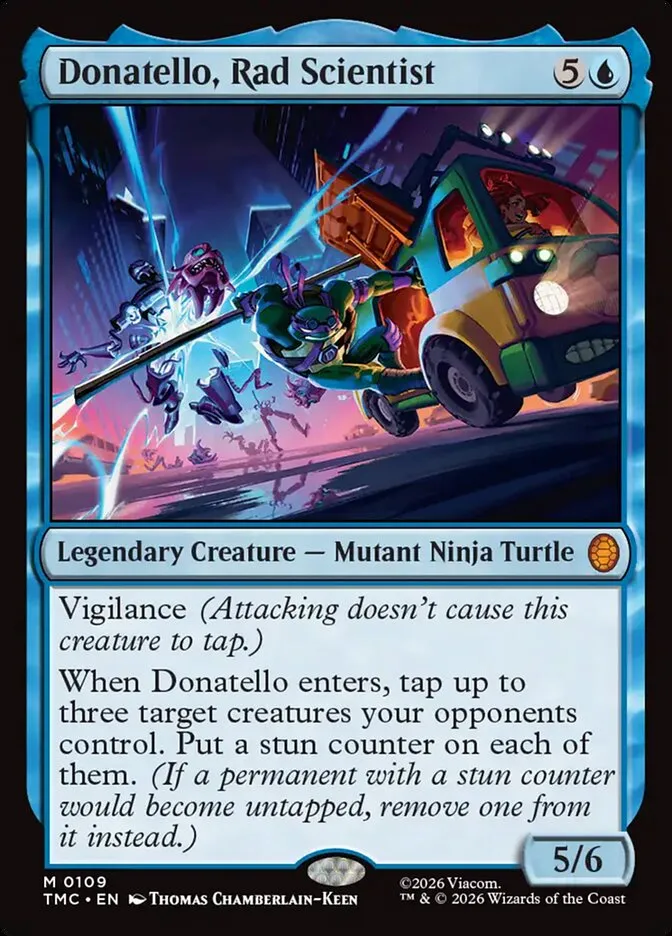 2026 Teenage Mutant Ninja Turtles Eternal Donatello, Rad Scientist #109 mythic card image