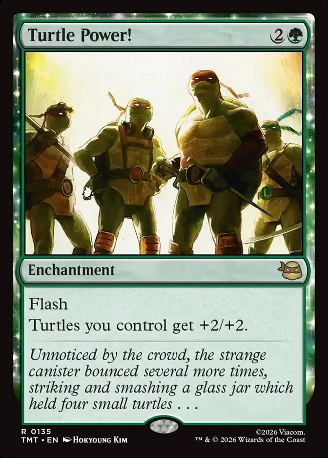 2026 Teenage Mutant Ninja Turtles Turtle Power! #135 rare card image