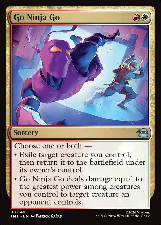 2026 Teenage Mutant Ninja Turtles Go Ninja Go #149 uncommon card image