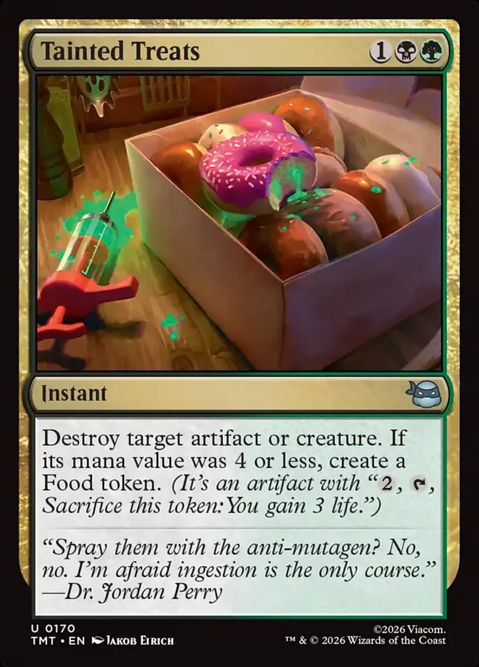 2026 Teenage Mutant Ninja Turtles Tainted Treats #170 uncommon card image