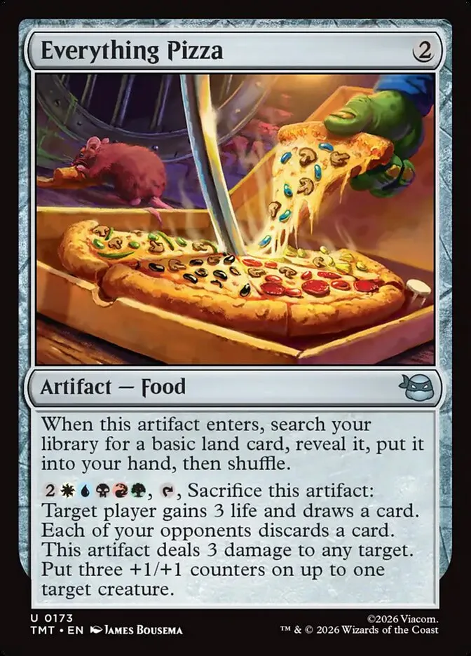 2026 Teenage Mutant Ninja Turtles Everything Pizza #173 uncommon card image