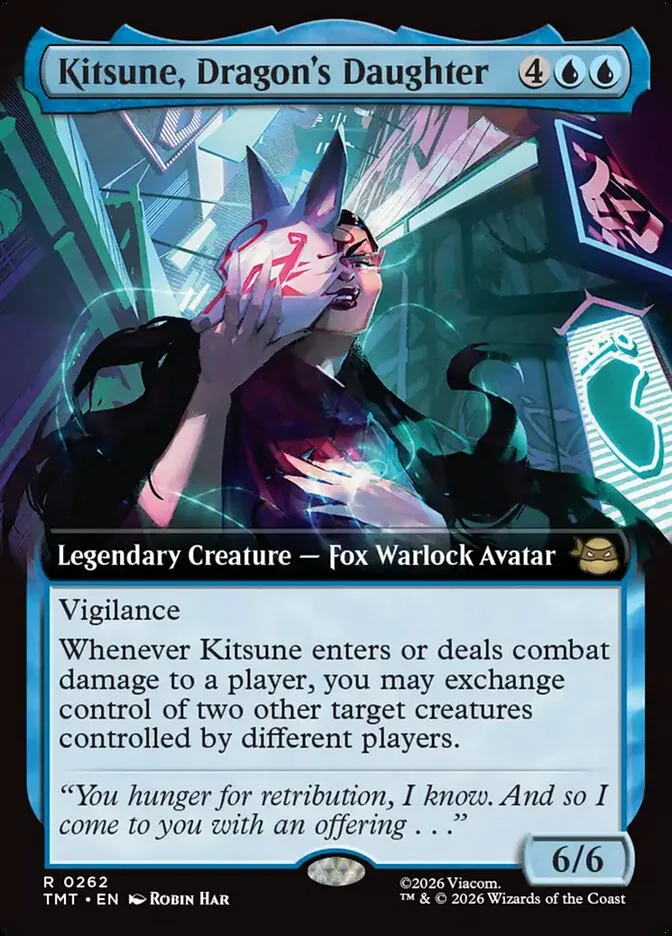 2026 Teenage Mutant Ninja Turtles Kitsune, Dragon's Daughter #262 rare card image