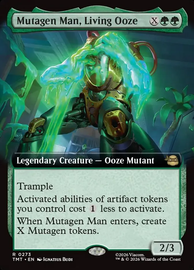 2026 Teenage Mutant Ninja Turtles Mutagen Man, Living Ooze #273 rare card image