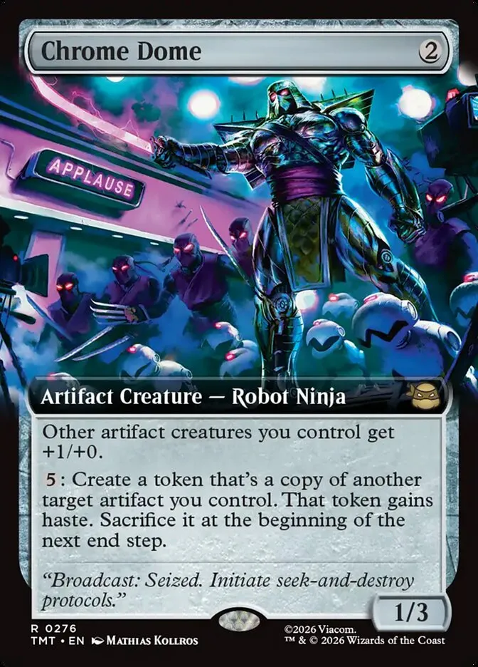 2026 Teenage Mutant Ninja Turtles Chrome Dome #276 rare card image