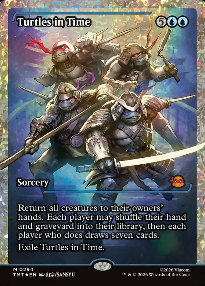 2026 Teenage Mutant Ninja Turtles Turtles in Time #294 mythic card image