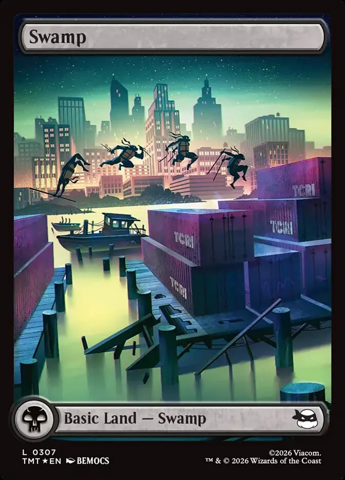 2026 Teenage Mutant Ninja Turtles Swamp #307 common card image