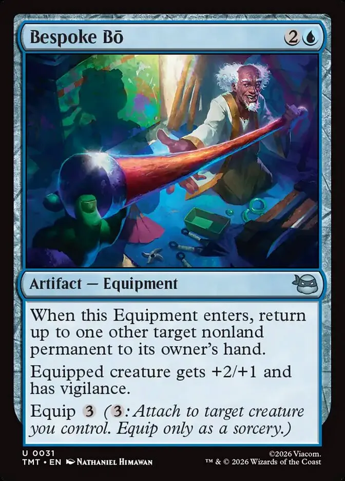 2026 Teenage Mutant Ninja Turtles Bespoke Bō #31 uncommon card image