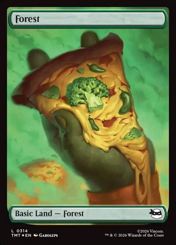2026 Teenage Mutant Ninja Turtles Forest #314 common card image