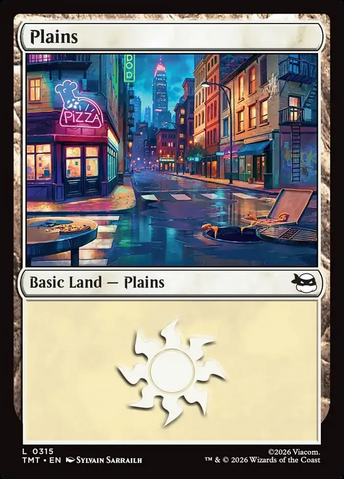 2026 Teenage Mutant Ninja Turtles Plains #315 common card image