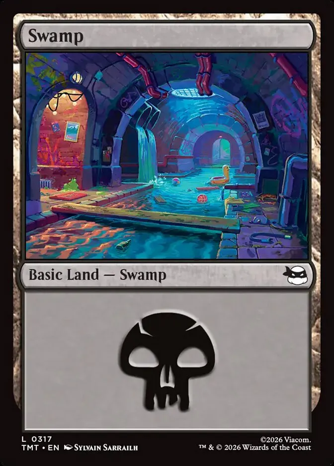 2026 Teenage Mutant Ninja Turtles Swamp #317 common card image