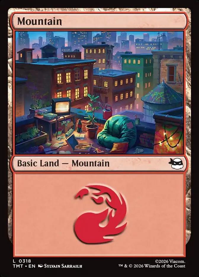 2026 Teenage Mutant Ninja Turtles Mountain #318 common card image