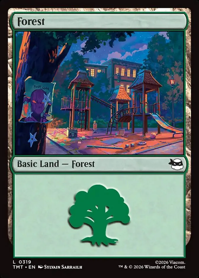 2026 Teenage Mutant Ninja Turtles Forest #319 common card image