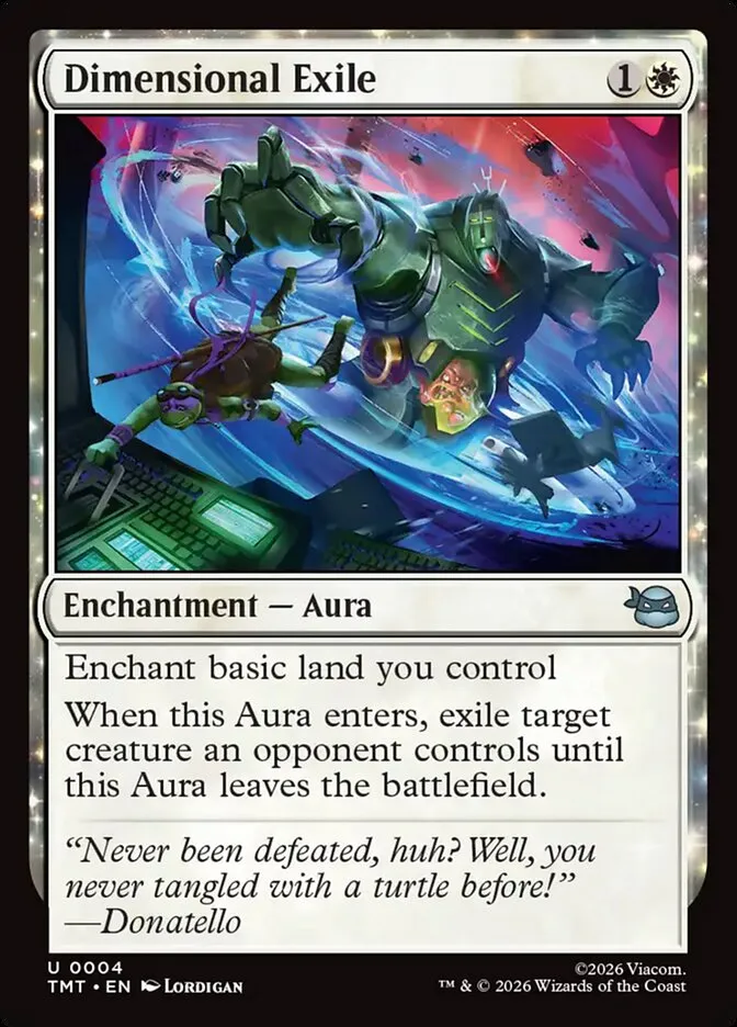 2026 Teenage Mutant Ninja Turtles Dimensional Exile #4 uncommon card image