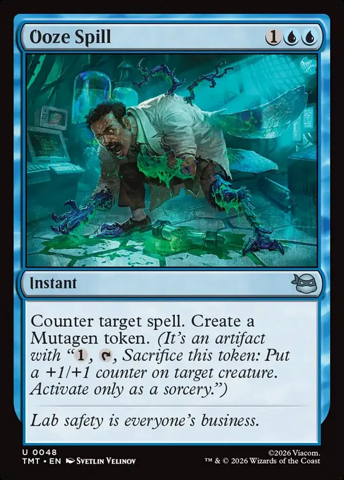 2026 Teenage Mutant Ninja Turtles Ooze Spill #48 uncommon card image