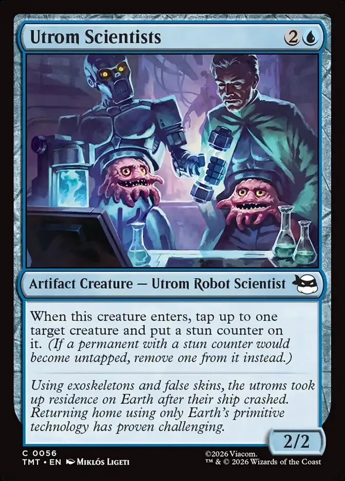 2026 Teenage Mutant Ninja Turtles Utrom Scientists #56 common card image