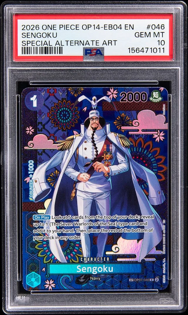 2026 One Piece OP-14 The Azure's Sea's Seven Sengoku #OP07-046 card image
