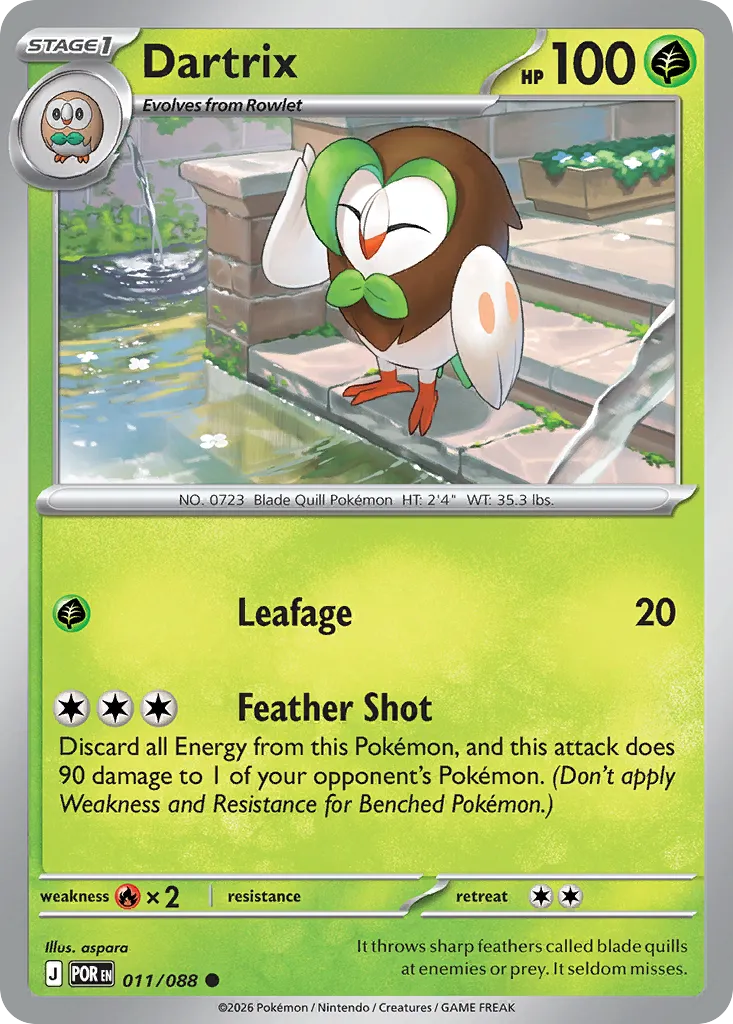 2026 Perfect Order Dartrix Common #11/88 Common card image