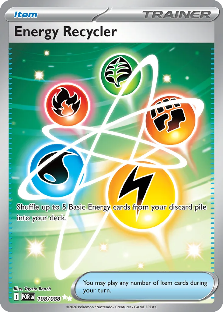 2026 Perfect Order Energy Recycler Ultra Rare #108/88 Ultra Rare card image