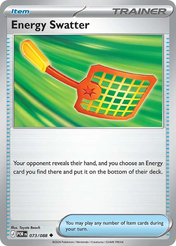 2026 Perfect Order Energy Swatter #73/88 Uncommon card image