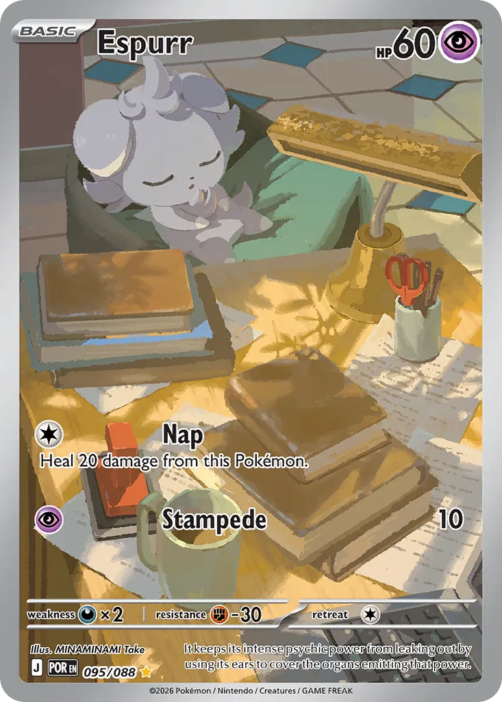 2026 Perfect Order Espurr #95/88 Illustration Rare card image