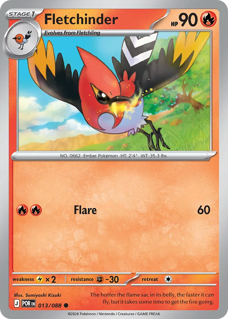 2026 Perfect Order Fletchinder Common #13/88 Common card image