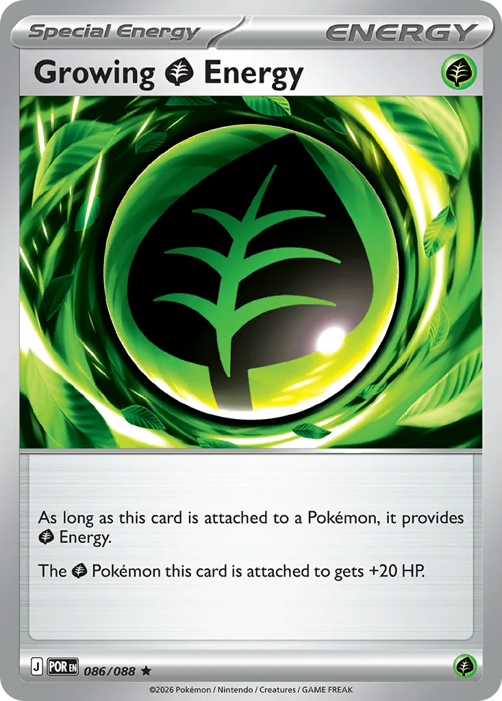2026 Perfect Order Growing Grass Energy #86/88 Rare card image