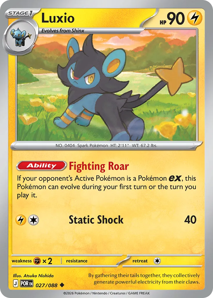 2026 Perfect Order Luxio Uncommon #27/88 Uncommon card image