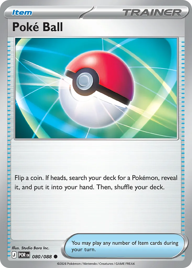 2026 Perfect Order Poké Ball #80/88 Common card image