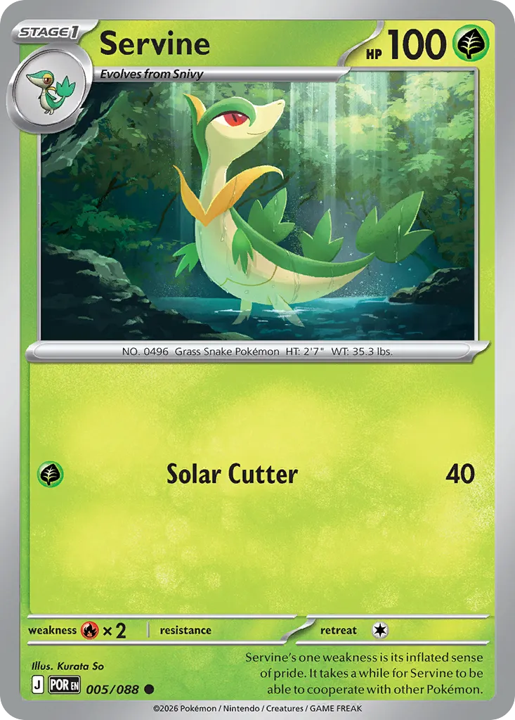 2026 Perfect Order Servine Common #05/88 Common card image