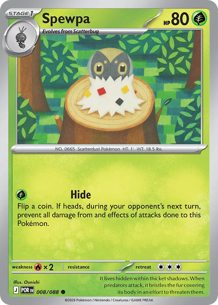2026 Perfect Order Spewpa Common #08/88 Common card image