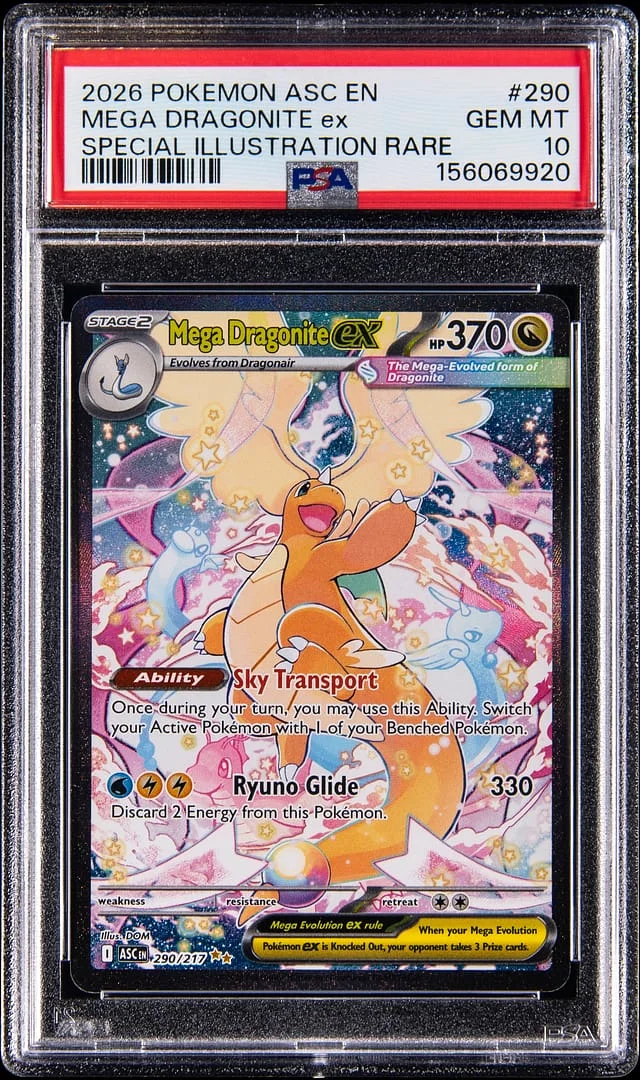 2026 Pokemon Ascended Heroes Special Illustration Rare Mega Dragonite ex #290 card image