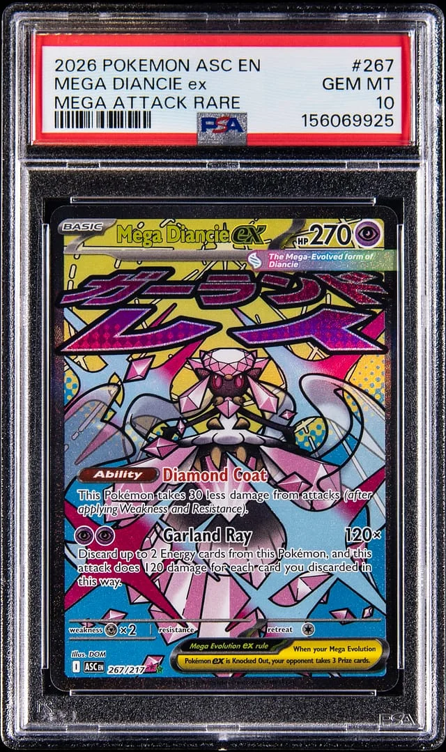 2026 Pokemon Mega Evolution Ascended Heroes Mega Attack Rare Mega Diancie ex #267 card image