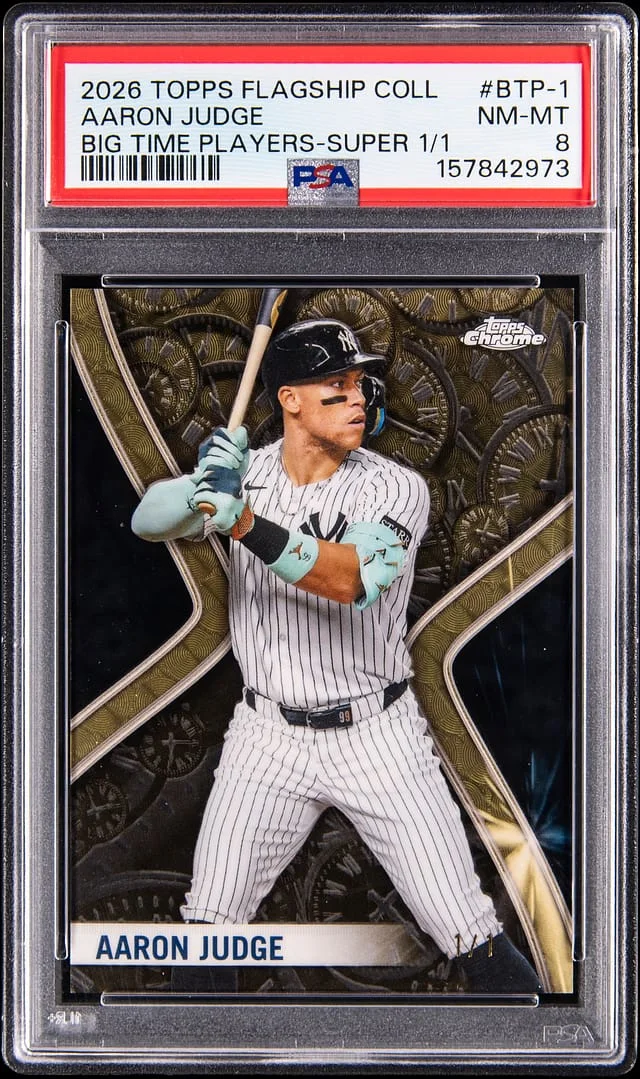 2026 Topps Aaron Judge Flagship Collection Big Time Players Superfractor #BTP-1 card image