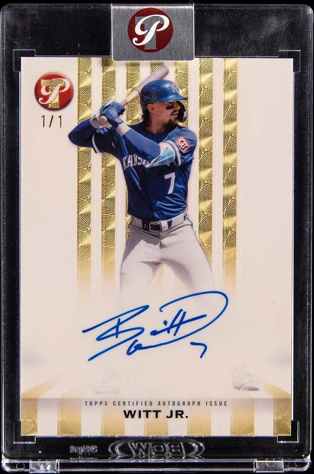 2026 Topps Bobby Witt Jr. Pristine Spotless Signatures SuperFractor #SS-BW card image